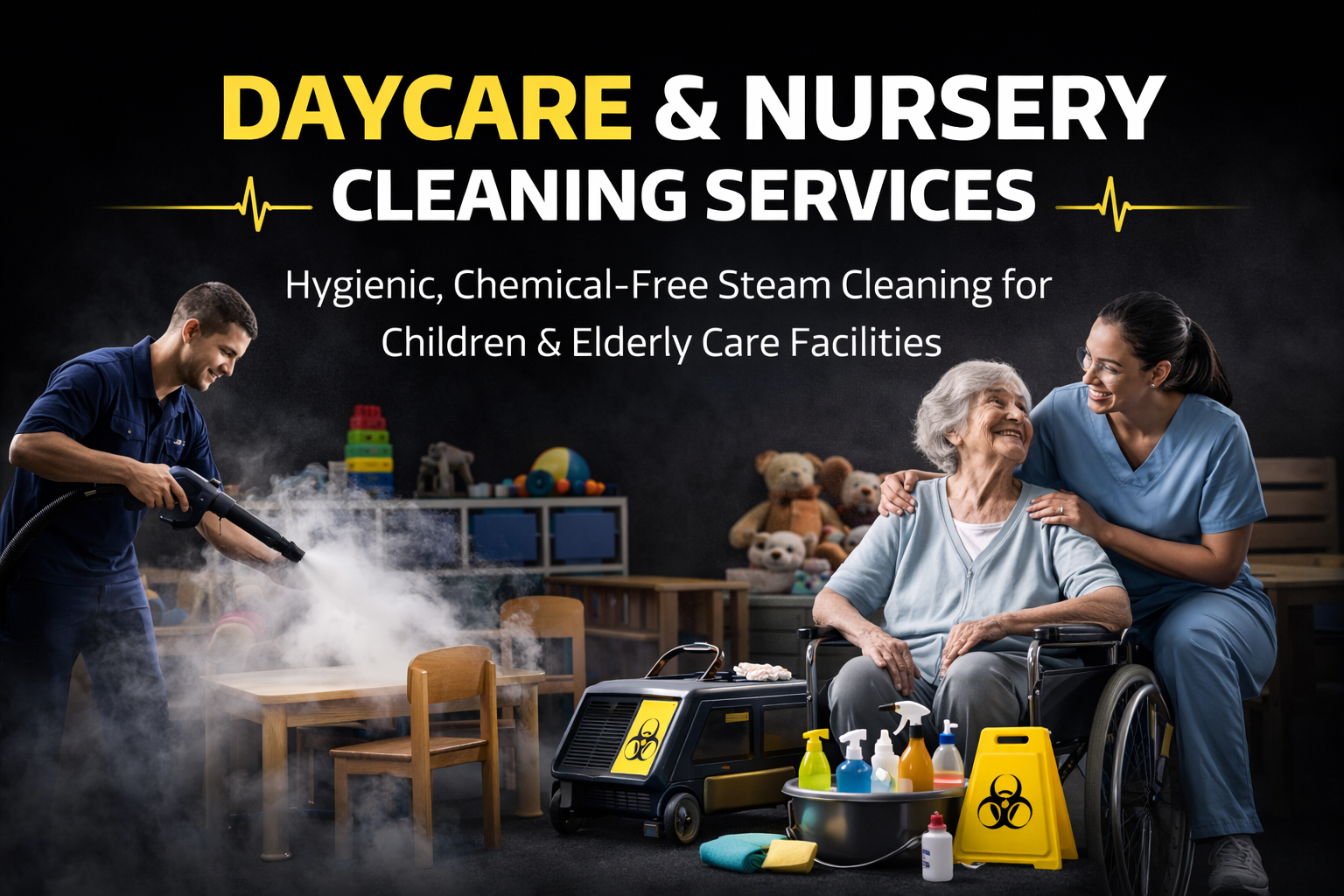 nursery cleaning services, daycare cleaning services